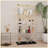 Modern Tempered glass display cabinet with Bluetooth LED strip-71344827