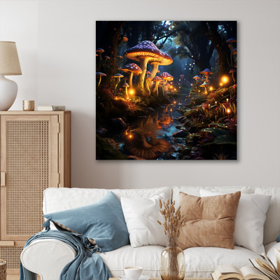 Muscroom Dreamscape Forest I - Art mural fantastique
