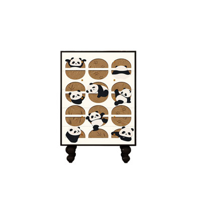 Commode de rangement en bois à cinq tiroirs