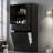 Bathroom Storage Cabinet With Two Laundry Baskets, A Cabinet With 1 Adjustable Shelf And 1 Drawer-65408109
