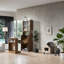 Bureau moderne pliable avec huche et rangement