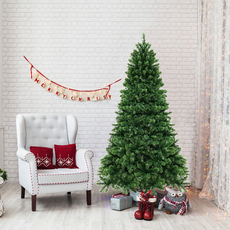 Jacab Lighted Artificial Christmas Tree, 6' H