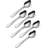  Flatware Flight, Teaspoons, Stainless Steel, Set of 6