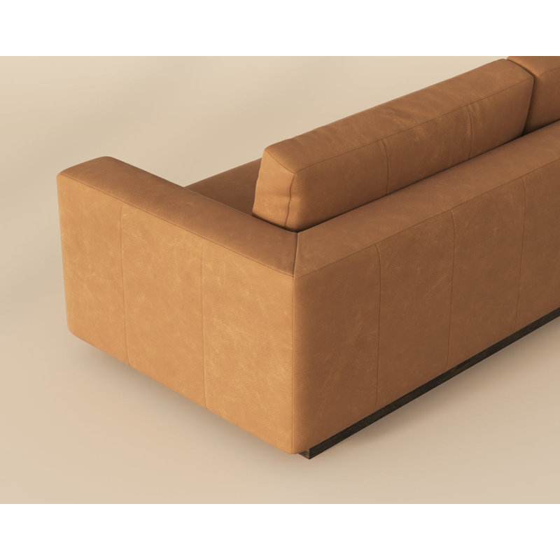 Anakin Sofa, Dark Brown, Tuscany Cognac