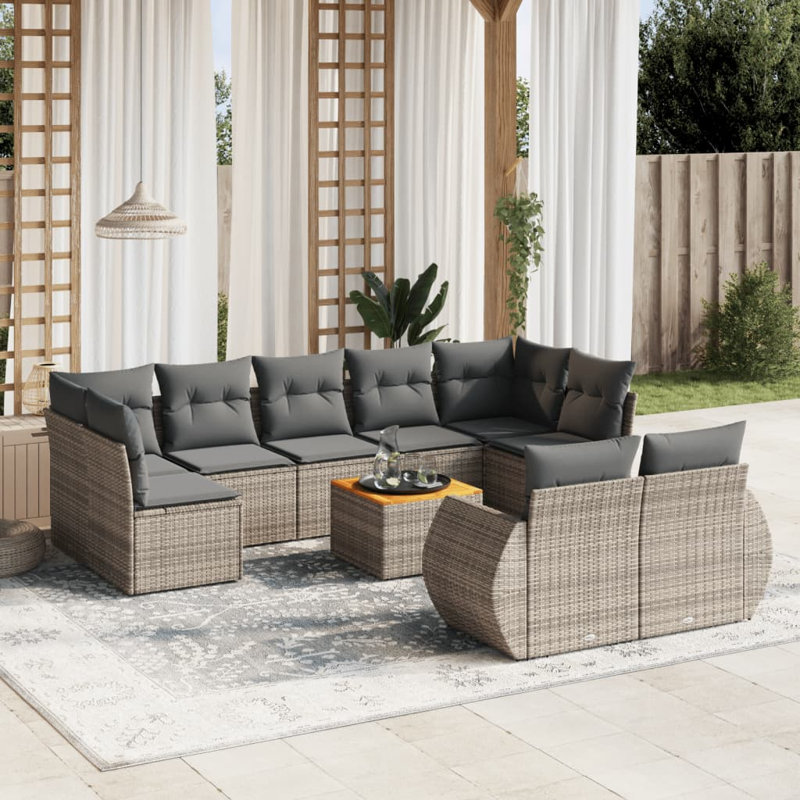 Ensemble de canapé de jardin Vidaxl