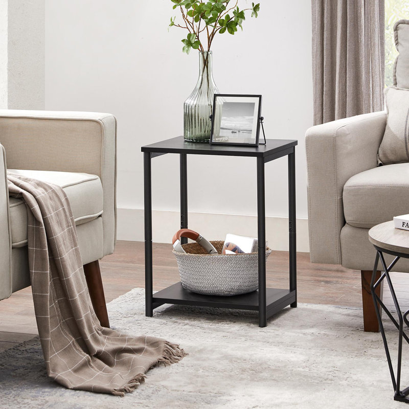 Side Table, Black, Black
