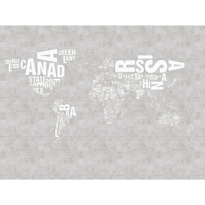 2.8m x 372cm 3D Embossed Distressed Wall Mural
