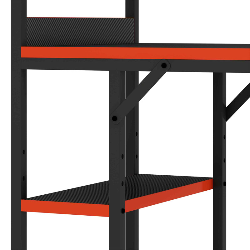 Metal Base Computer Desk