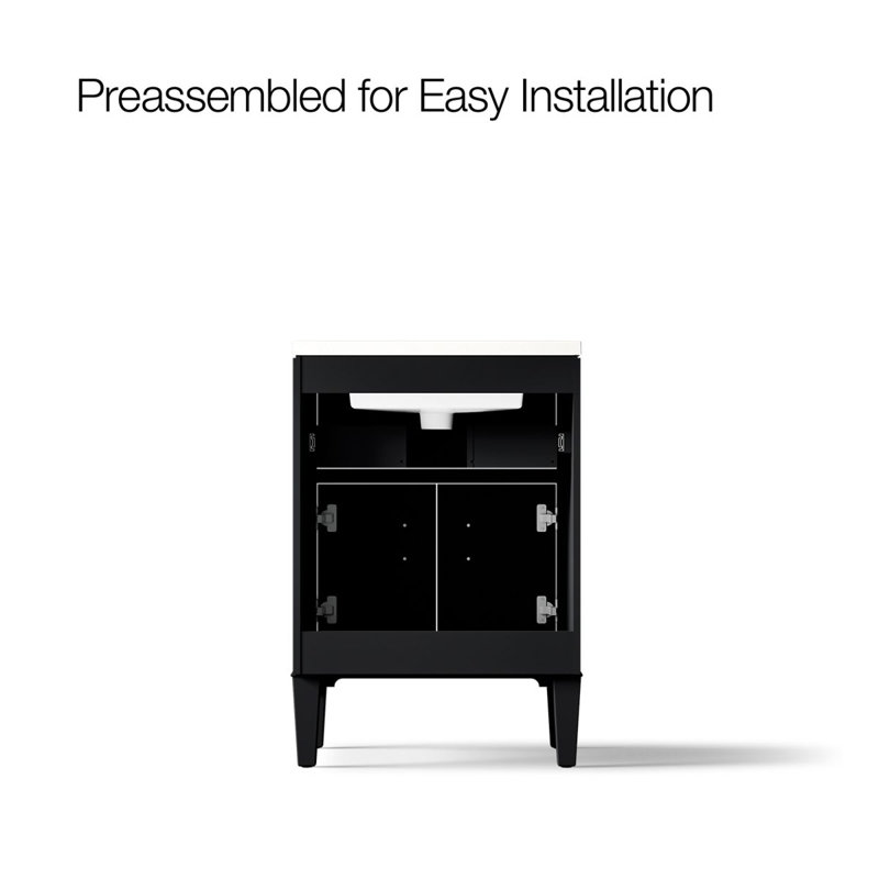 Southerk 30-In Bathroom Vanity Set, Slate Gray, 24"