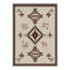 Tapis d'intérieur / beige à motif géométrique lavable à la machine avec envers antidérapant Mirage-128992453
