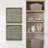 Geometric Abstract Line Minimalist - Framed Canvas Master Bedroom Wall Art Work 2 Pieces Print-108572870-97923445-97923446