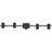 Prado 5 Light Adjustable LED Track - Matte Black Finish-130500108-130500109
