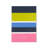Triple Notebook Set, Sunny Day Stripe
