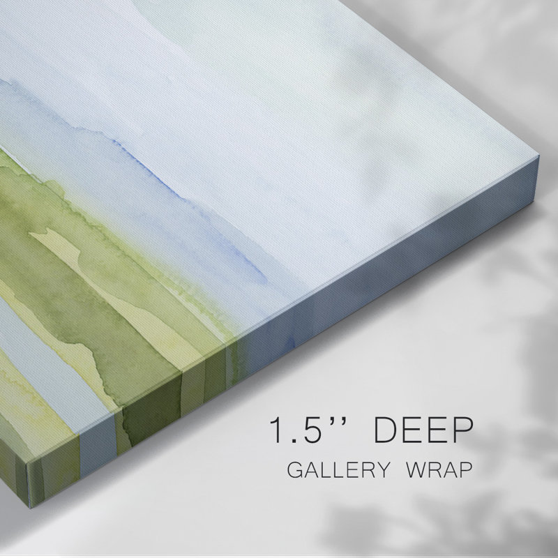 Toile tendue Watery Lowlands IV-Gallery, H 32 po x l 48 po