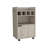 Modern Bar Cart with 2 Open Shelves  4 Cubbies and Cabinet-2117371460