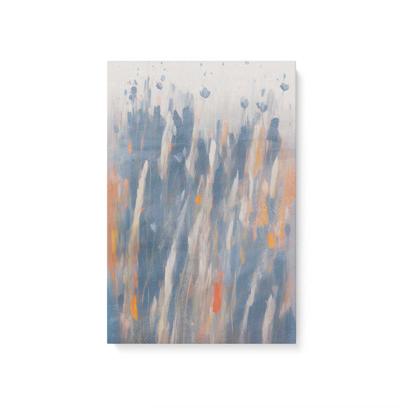 Flowing Fields Wrapped Canvas, 12" H x 8" W