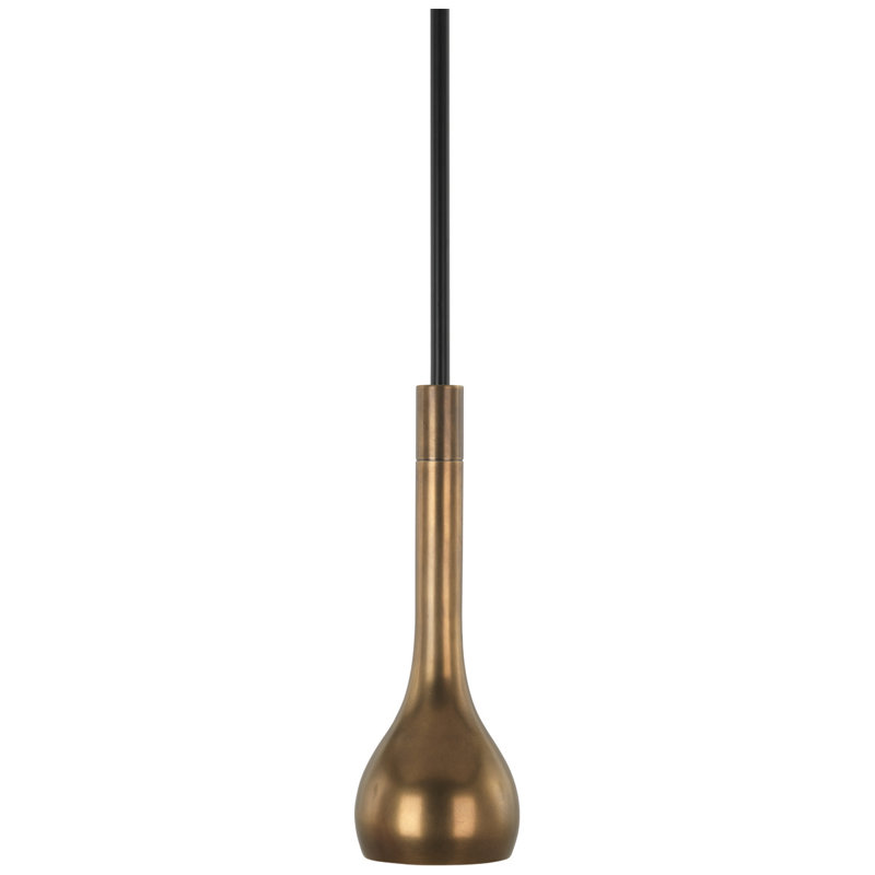 Axis 1 - Light Pendant, Blackened Antique Nickel, Matte Black Accents
