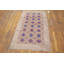 Tapis brun antique en coton Dhurrie