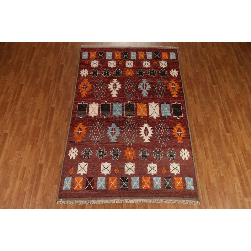Tapis marocain en laine fait à la main 6 x 10