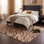 Tapis Fayalite à motifs animaux, crème, noir et beige, antidérapant, à poils courts, pour l'intérieur et l'extérieur, adapté aux animaux de compagnie, salon, chambre, salle à manger, entrée, couloir, bureau, lavable-641972813
