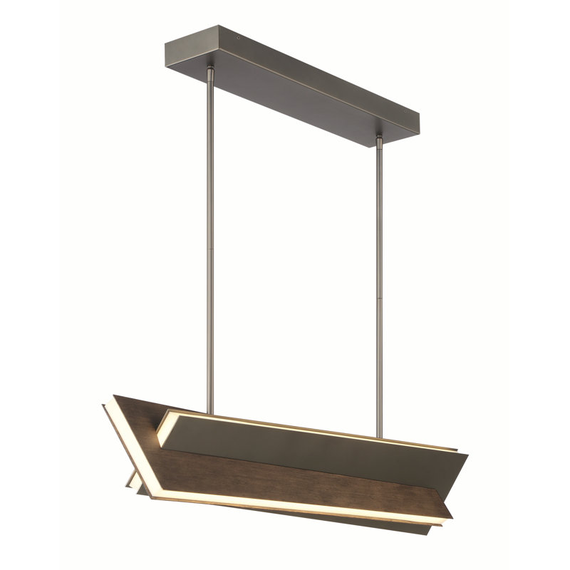 Briseyda 1 - Light Bronze LED Kitchen Island Pendant