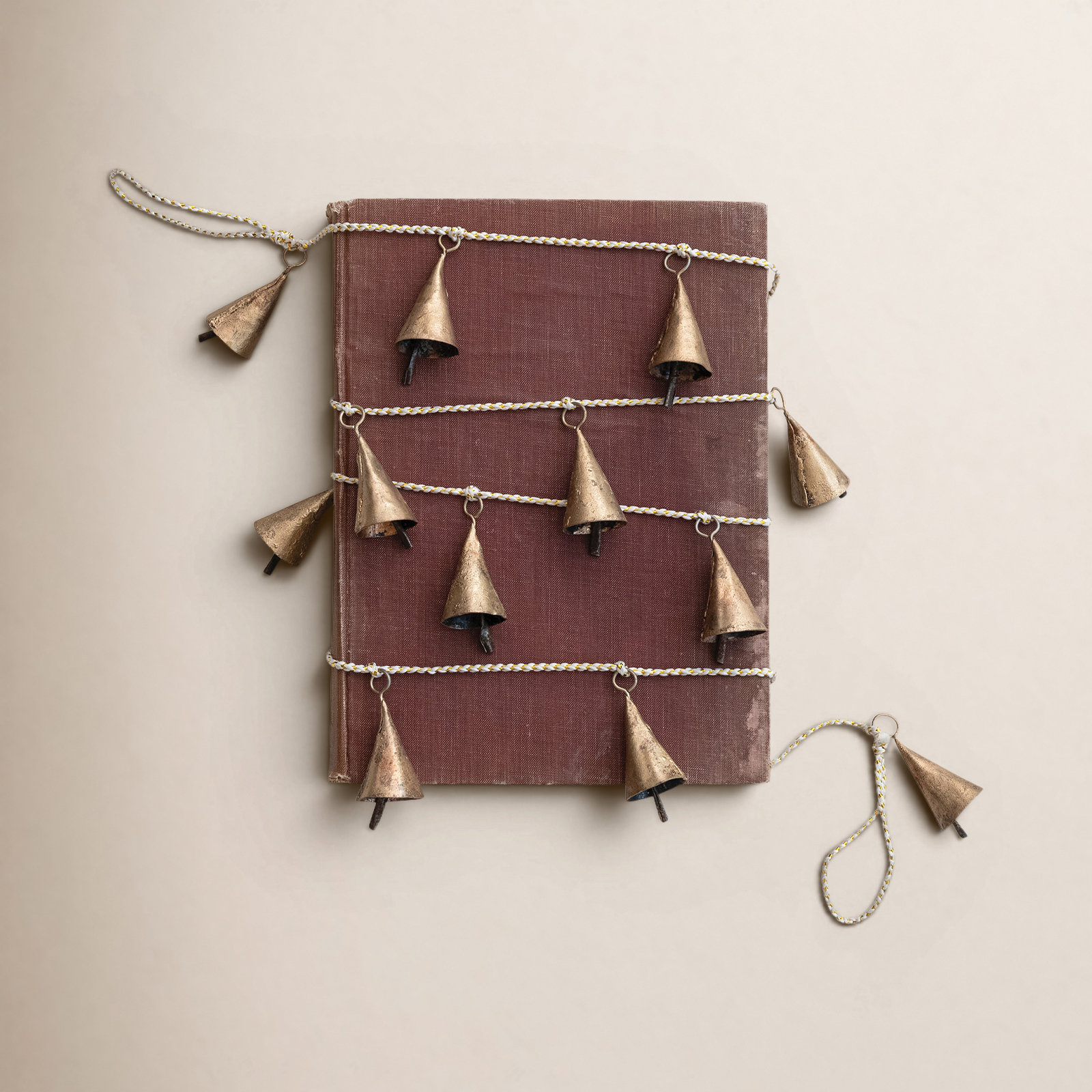 72" Metal Bell Christmas Garland