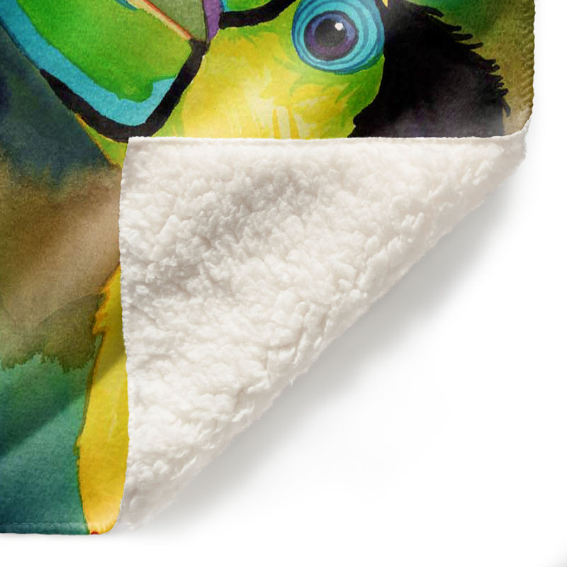  Jeté Toucan, l 68 po x L 80 po