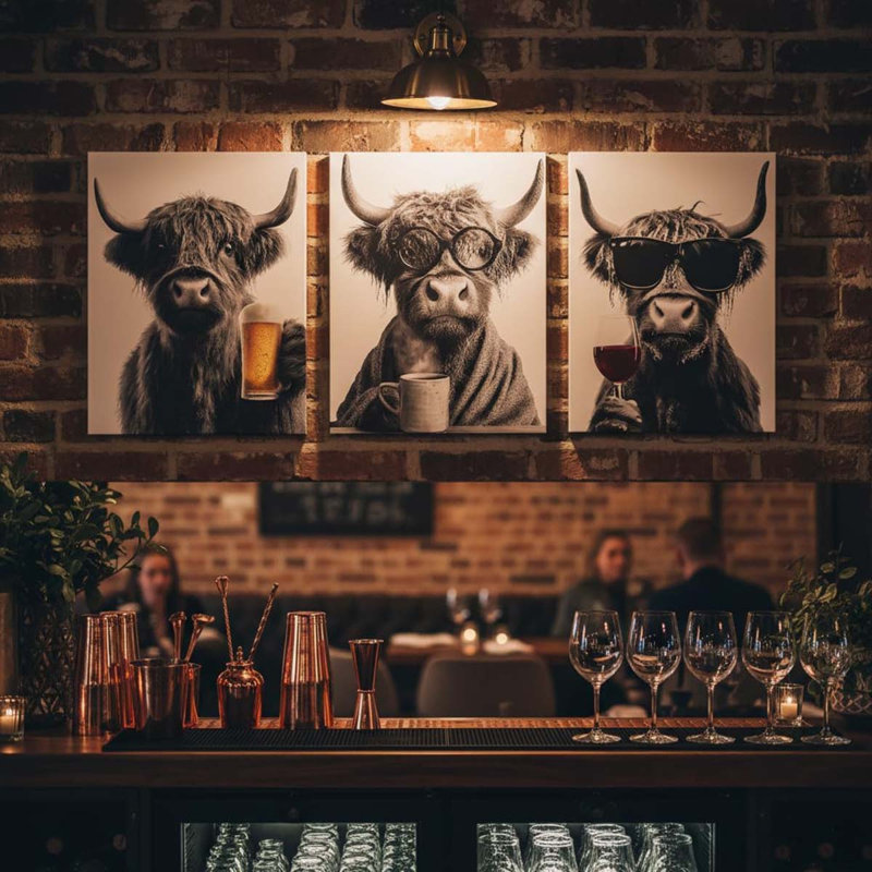 3 Piece Wrapped Canvas Print