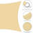 Outdoor Sun Shade Sail, Square Canopy Sail Shade Cover Uv Block Permeable Sunshade For Patio Backyard-113803050