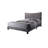 Grey solid wood Queen Bed