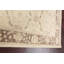 Tapis beige / brun en laine noué à la main de conception unique 5 pi 10 po x 9 pi 0 po