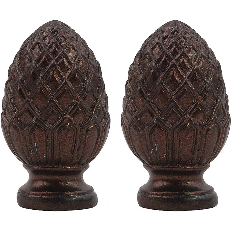 Faiteau à lampe ananas Benia, Bronze frotté à l'huile