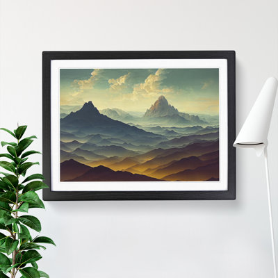 Spirited Mountain Landscape - Framed Print