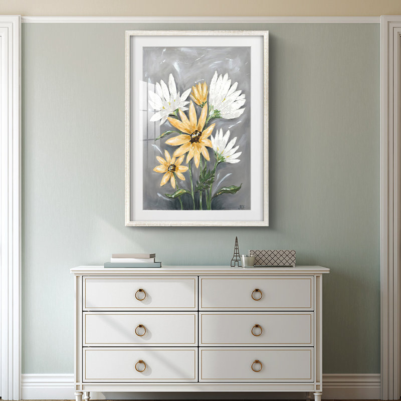 Elementary Abstract II -Gallery Wrapped Canvas, 19.5" H x 16.5" W, White