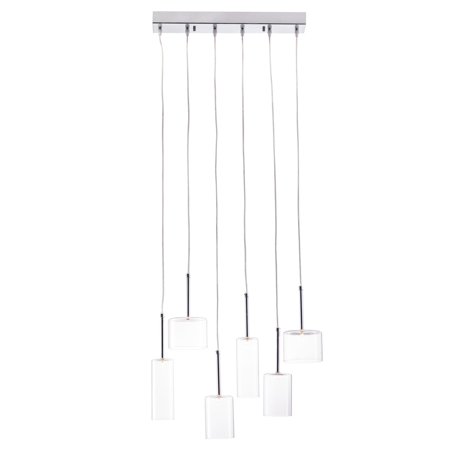 Abe 6 Light Glass Pendant