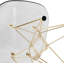 Chaise d'appoint Stoneham en transparent