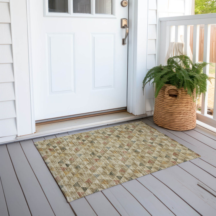 Itzayana Geometric Indoor / Outdoor Rug