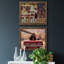 Elegant In Black - Ensemble de 2 peintures sur toile encadrées-1532616723-1532616726