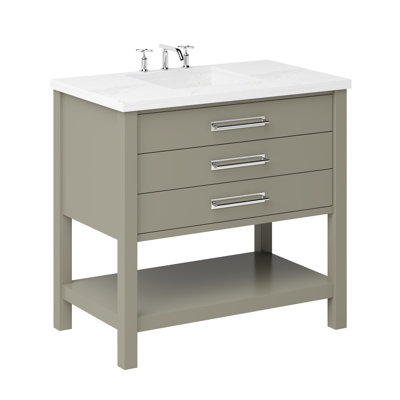 Kiawah Three-Drawer Single Bath Vanity