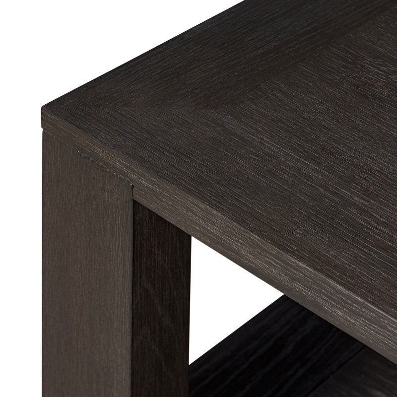 Thomas End Table-Dark Anthracite Oak Veneer, Dark Anthracite Oak