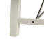 Banc de salle à manger en bois massif avec supports en métal, ornement blanc délavé, capacité maximale de 400 lb et banc combiné, décoration, sièges 3, limite de poids-1576449016