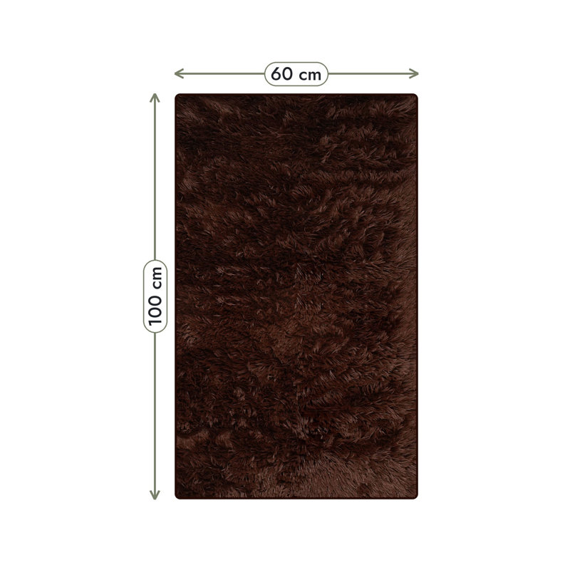 Lush Shaggy Collection Shaggy Area Rug, 60X100 cm