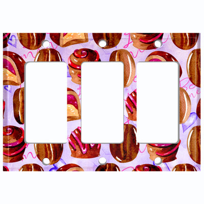 3 - Gang Rocker Standard Wall Plate