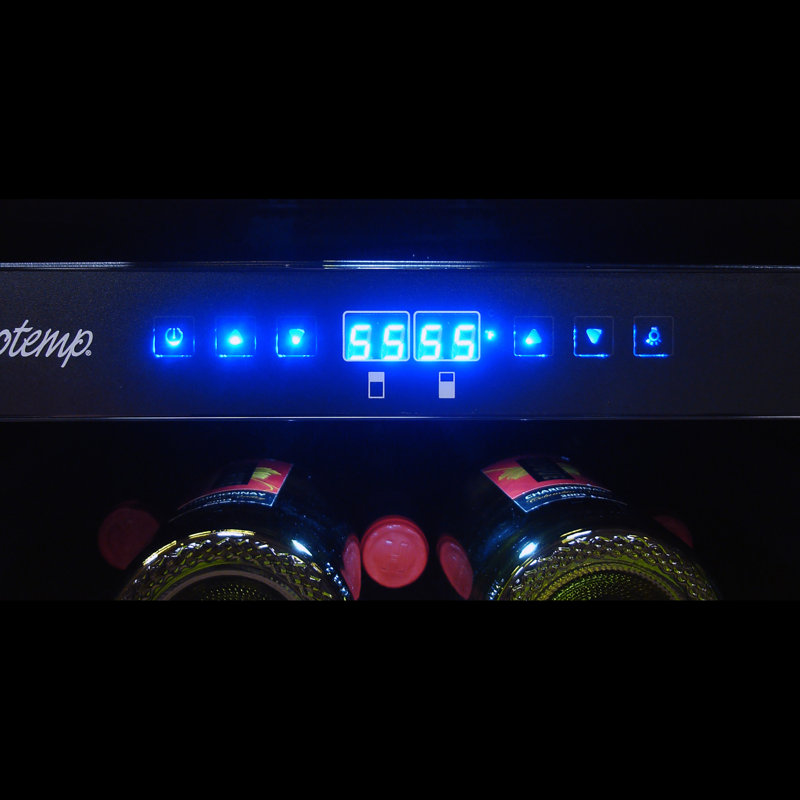 Vinotemp Private Reserve Panel-Ready Dual-Zone 24" Wine Cooler