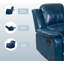 Fauteuil inclinable électrique en cuir Wilderich-847981067