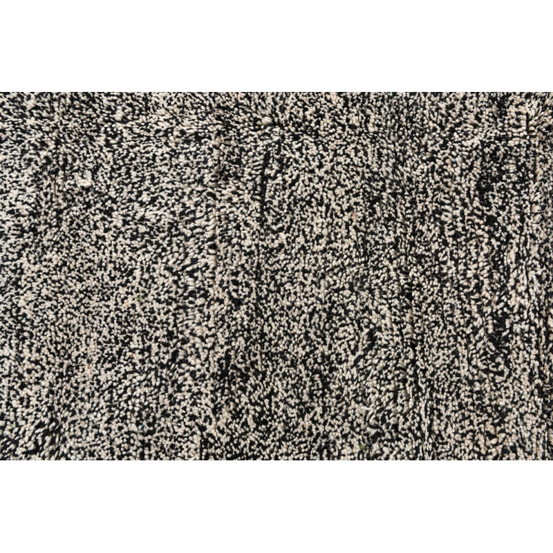 Tapis noir et blanc Nathaniel