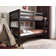 Helzer 100% Solid Wood Twin Over Twin Mission Bunk Bed