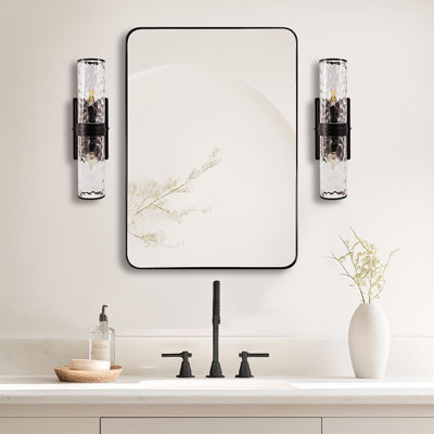 Miroir de salle de bain Inse Cadre en acier inoxydable
