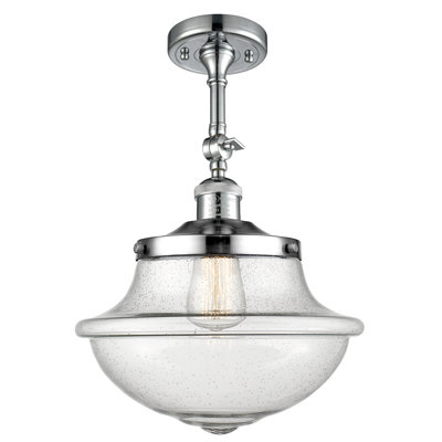 Plafonnier semi-encastré en verre Grourke