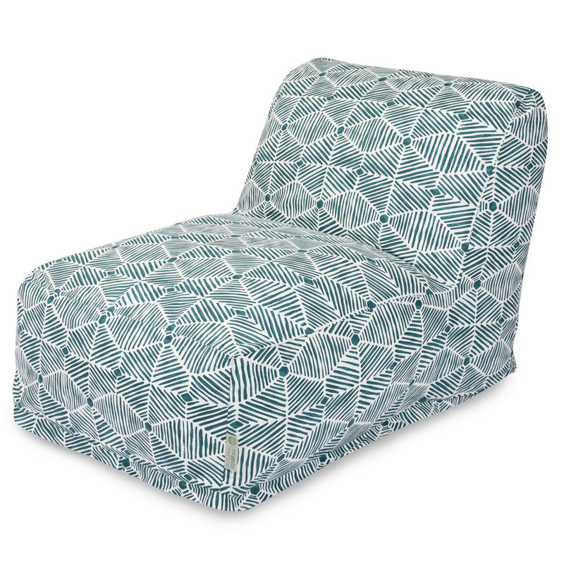 Ashby Cotton Bean Bag Chair & Lounger, Emerald